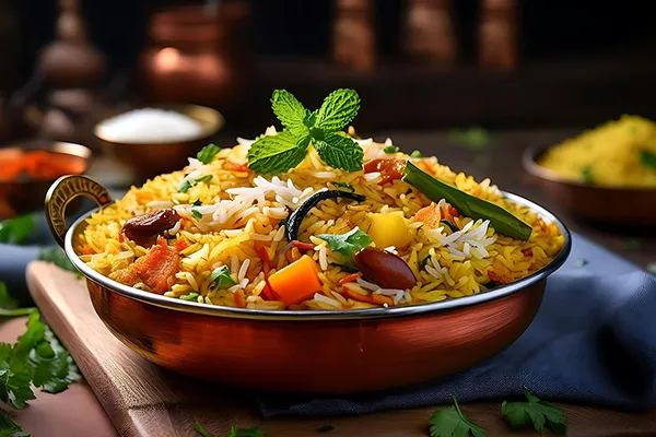 Vegetarian Indian street food dishes in Niddrie